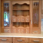Dining room display cabinet  - designed and fitted by Barrett Kitchens, County Donegal, Ireland