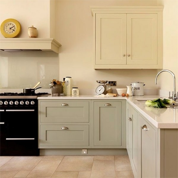 Versatile kitchen units, with a hand painted finish, by Barret Kitchens, Letterkenny, Co. Donegal, Ireland