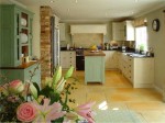 Versatile kitchen units, with a hand painted finish, by Barret Kitchens, Letterkenny, Co. Donegal, Ireland