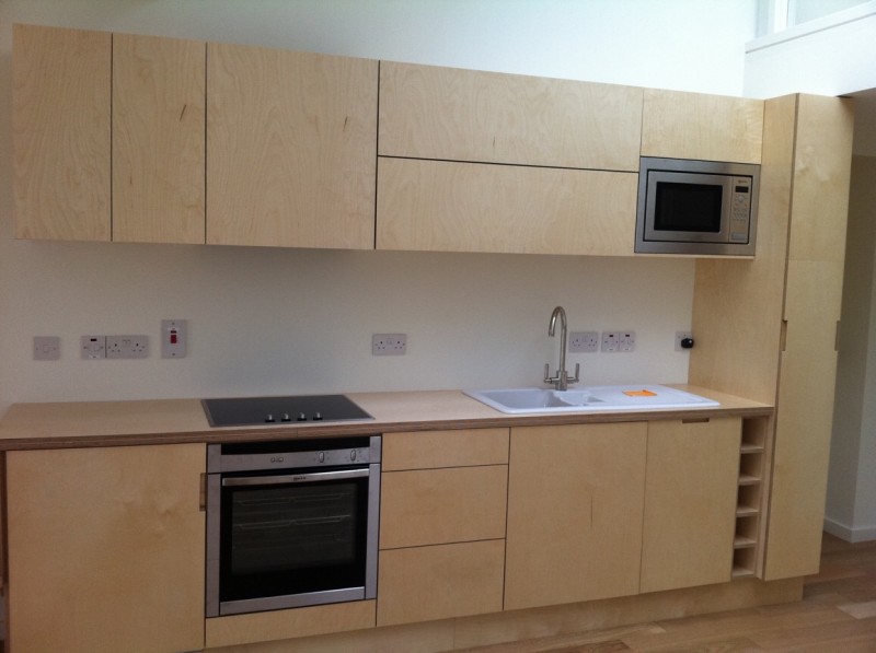 Natural Birch Plywood Kitchen By Barrettkitchens Milford Co Donegal