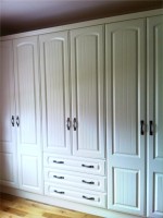 Wardrobe doors - bedroom units designed and fitted by Barrett Kitchens, Donegal, Ireland